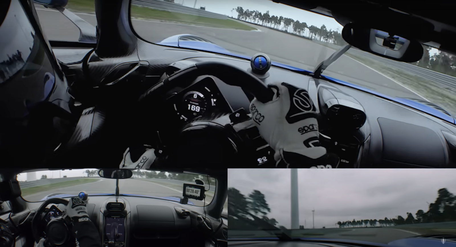 The Jesko looked fairly tame despite the ballistic lap